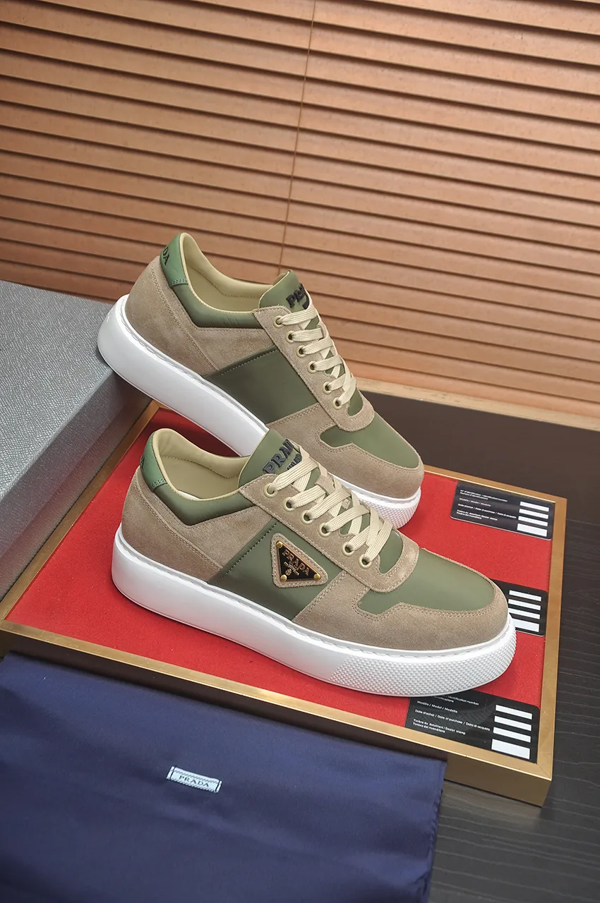 Men's shoes 💰580💶【PRADA】Top original, new season, high quality original goods, top imported calfskin with original imported glue, imported cowhide inside with original cowhide feet, original outsole! Quality guaranteed! Code 38-45 (45 customized)